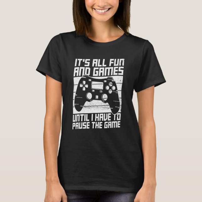 Console Gaming For A Controller Nerd T-Shirt (Front)