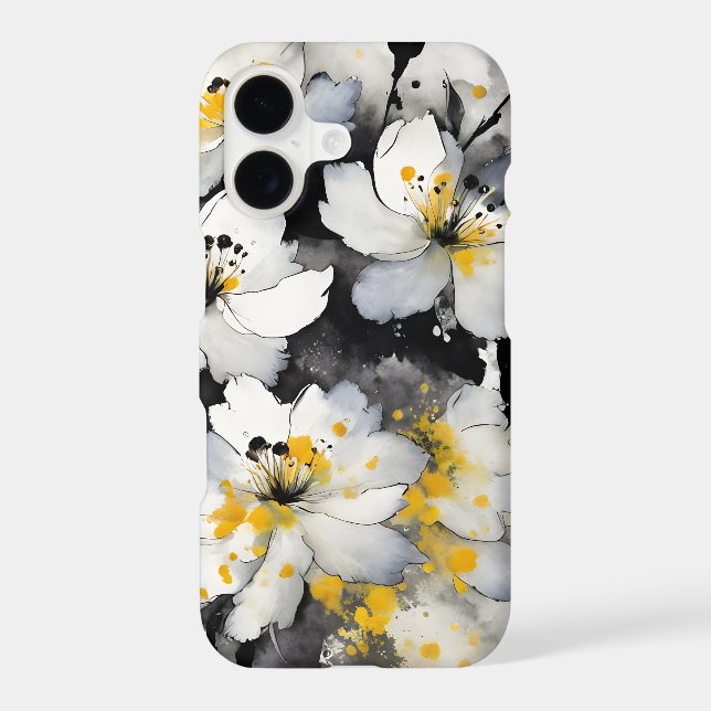 Consolida - Watercolor flowers Case-Mate iPhone Case (Back)