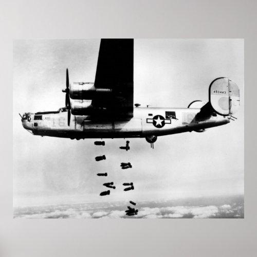 Consolidated B_24 Liberator Poster