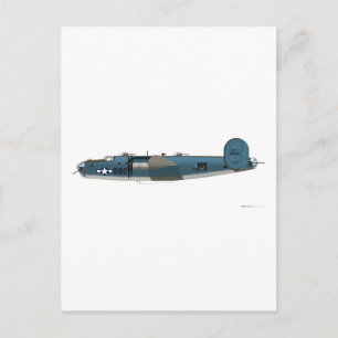 Consolidated PB4Y-1 Liberator Postcard