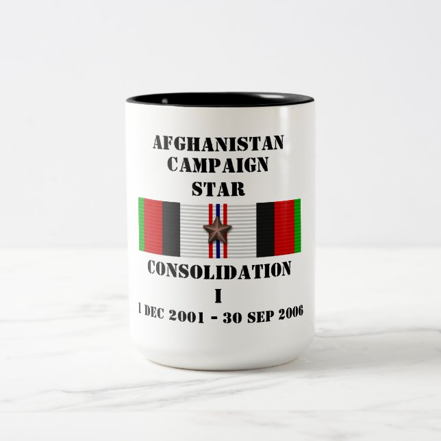 Consolidation I / CAMPAIGN STAR Two-Tone Coffee Mug (Center)
