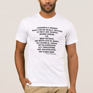Conspiracy Denier Tee Shirt