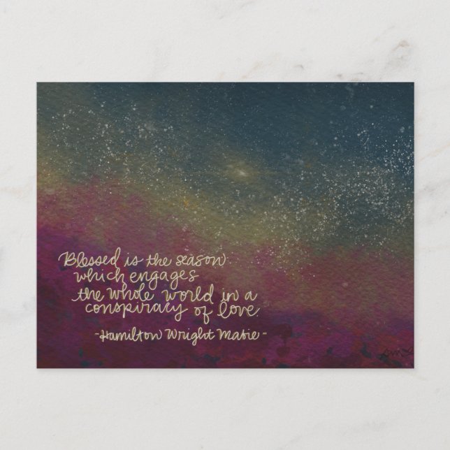 Conspiracy of Love Holiday Postcard (Front)