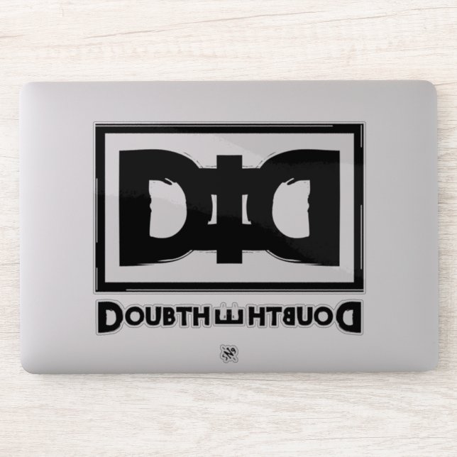 Conspiracy theory mockery motto: Doubt The Doubt Sticker (Computer)