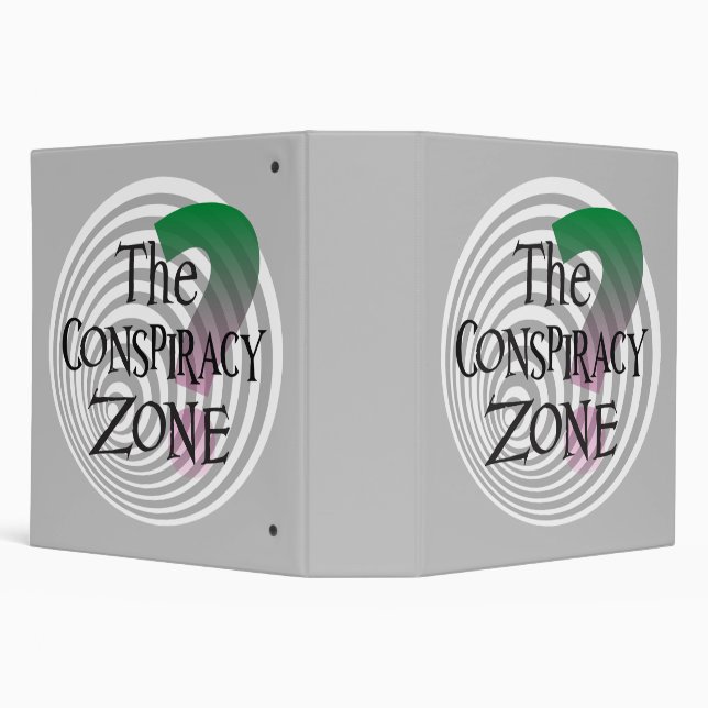 Conspiracy zone 3 ring binder (Background)