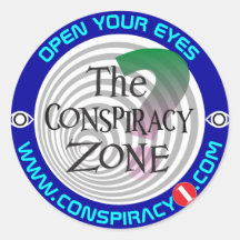 Conspiracy Zone Sticker (dark)