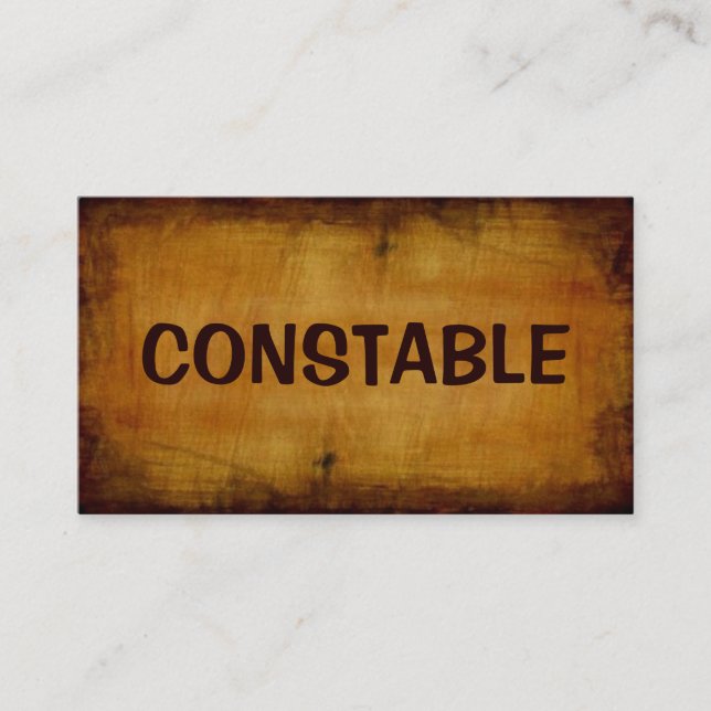 Constable Antique Business Card (Front)