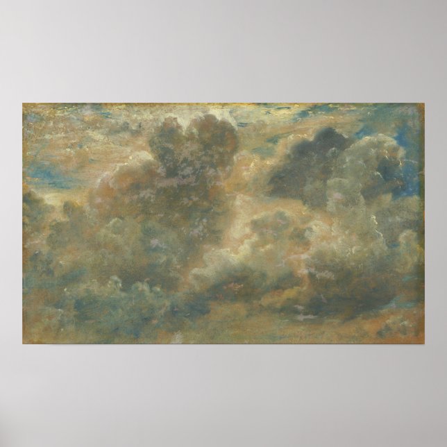 Constable - Cloud Study Poster (Front)