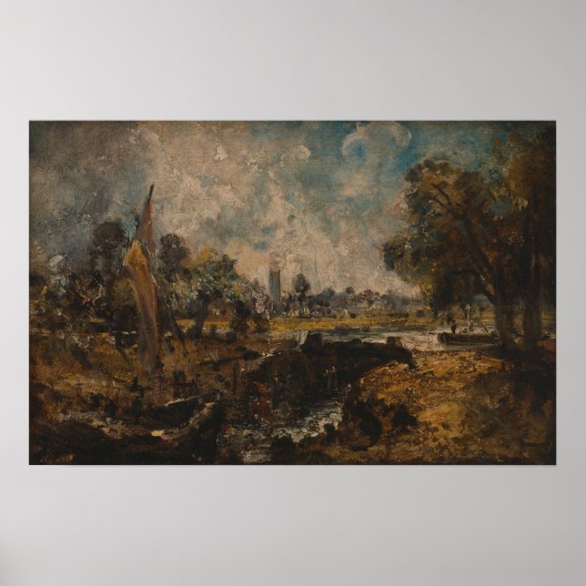 Constable - Dedham Lock Poster (Front)