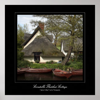 Constable Thatched Cottage gallery-style print