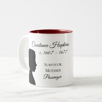 Constance Hopkins Mayflower Descendant Mug Zazzle