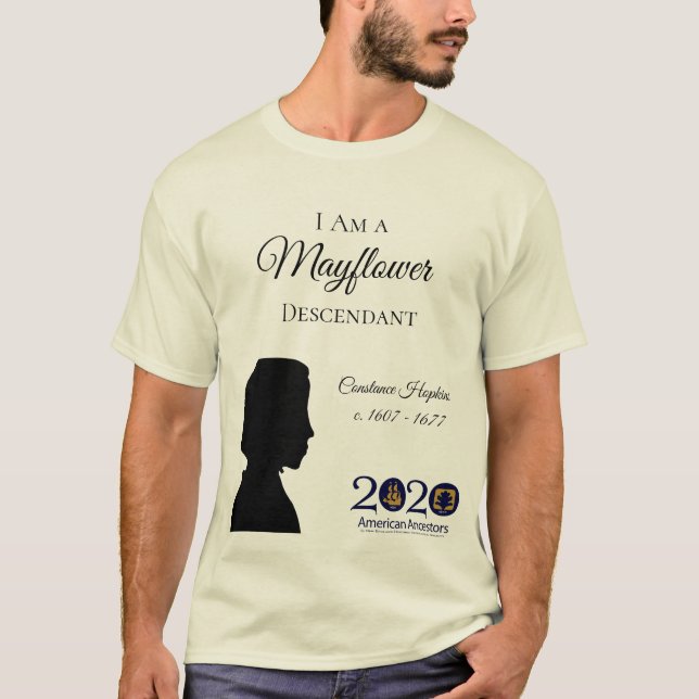 Constance Hopkins Mayflower Men's T-Shirt (Front)