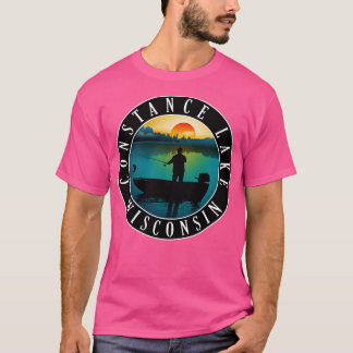 Constance Lake Wisconsin Fishing T-Shirt