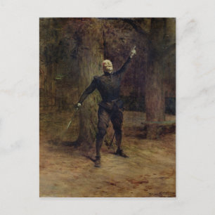 Constant Coquelin as Cyrano de Bergerac Postcard