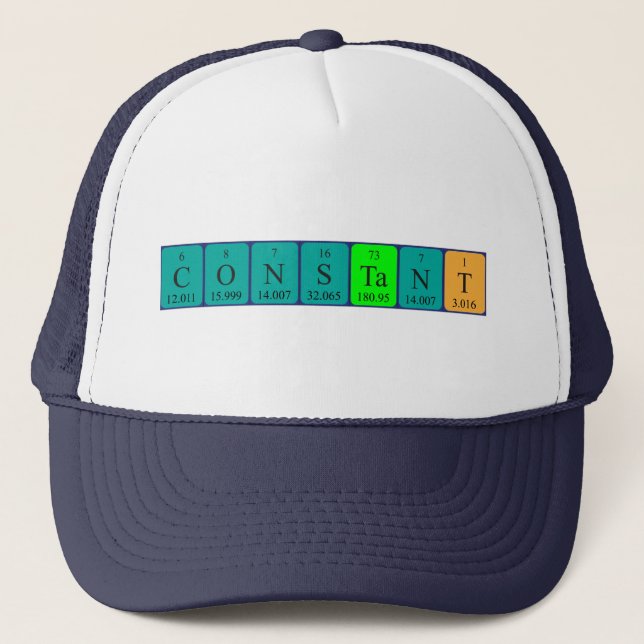 Constant periodic table name hat (Front)