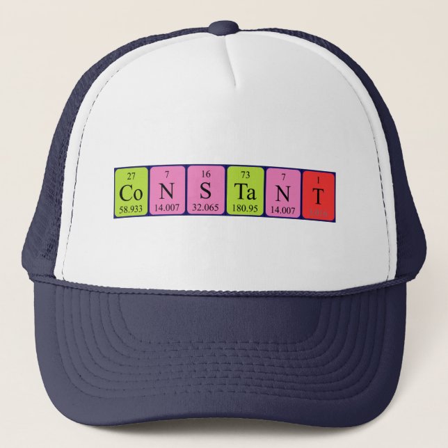 Constant periodic table name hat (Front)