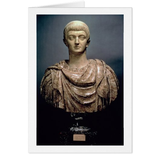 Constantine I (c.274-337) c.350 AD (marble) Cards (Front)