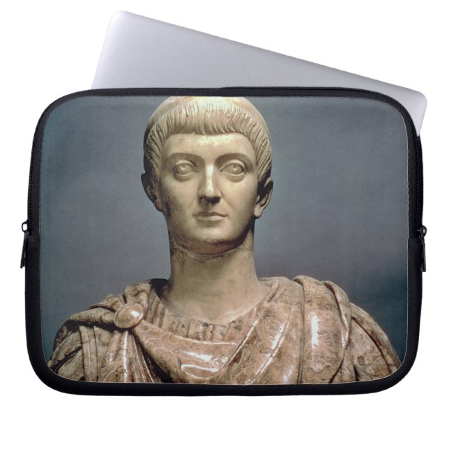 Constantine I (c.274-337) c.350 AD (marble) Laptop Sleeve (Front)