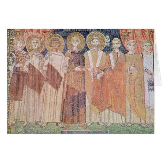 Constantine IV granting Bishop privileges Cards (Front Horizontal)