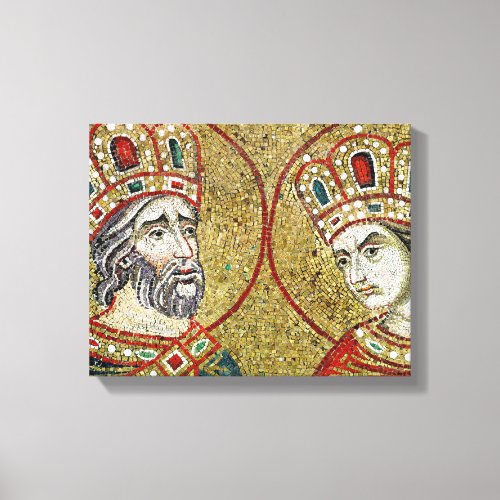 Constantine the Great  and St Helena Canvas Print