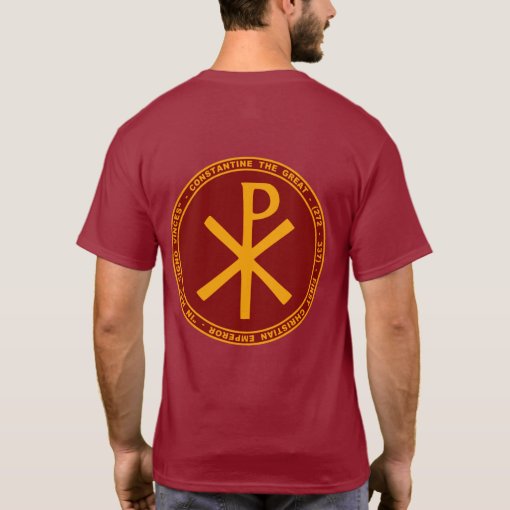 Constantine The Great Maroon And Gold Seal Shirt Zazzle