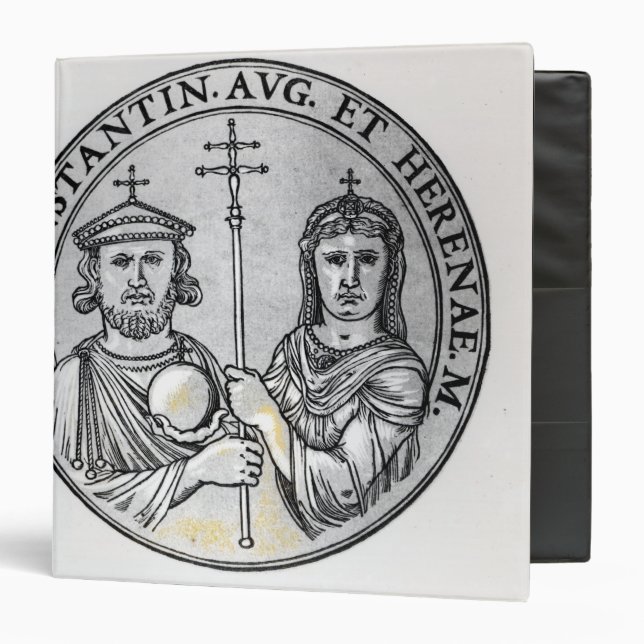 Constantine VI  and his Mother Irene Binder (Front/Inside)