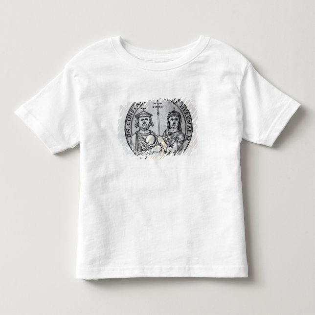 Constantine VI  and his Mother Irene Toddler T-shirt (Front)
