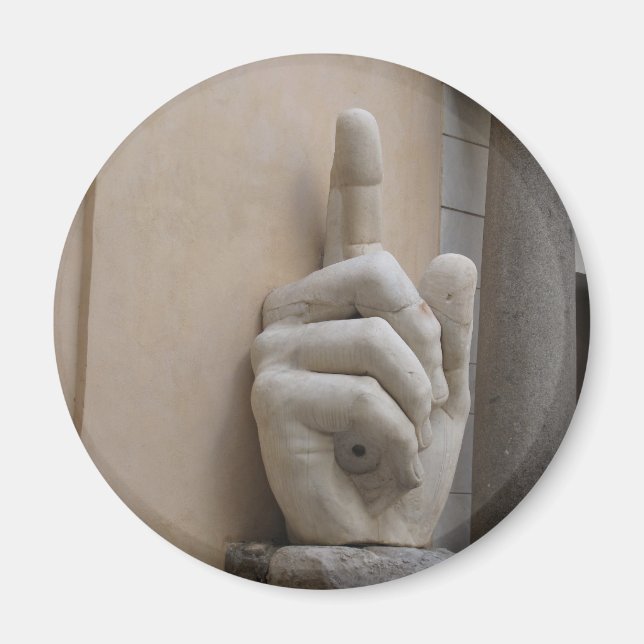 Constantine's Hand, Rome Magnet (Front)