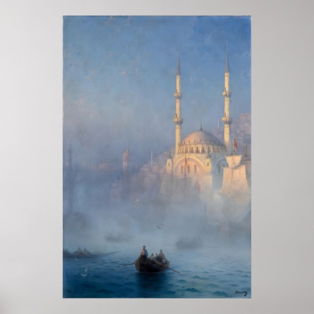 Constantinople Art Print by Aivazovsky Ottoman (Front)