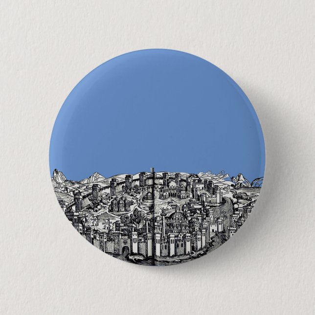 Constantinople capital of the Roman Empire Button (Front)