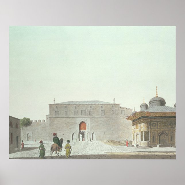 Constantinople: Haghia Sophia Square showing the f Poster (Front)