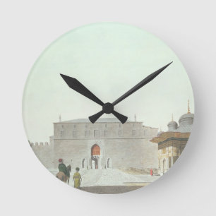Constantinople: Haghia Sophia Square showing the f Round Clock