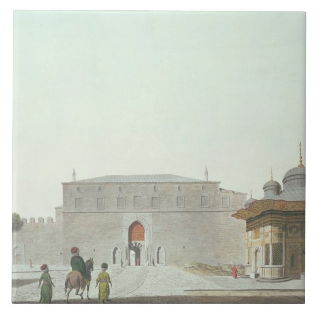Constantinople: Haghia Sophia Square showing the f Tile (Front)