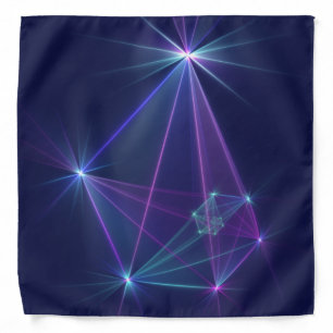 Constellation, Abstract Fantasy Fractal Art Bandana