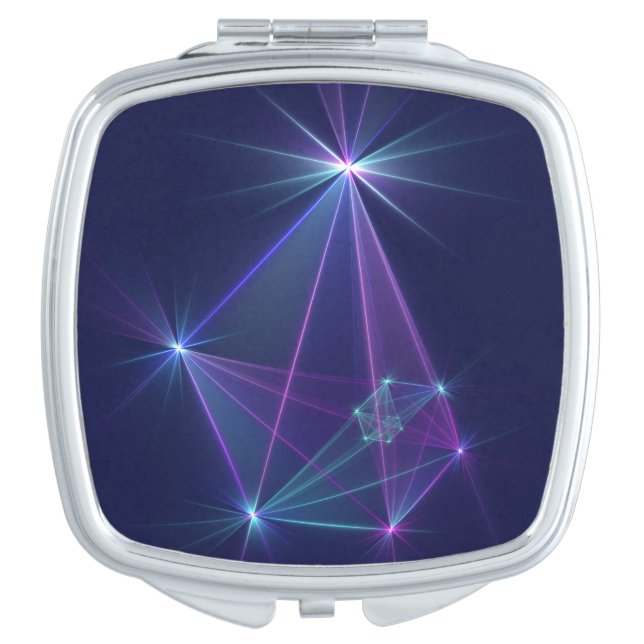 Constellation, Abstract Fantasy Fractal Art Compact Mirror (Front)