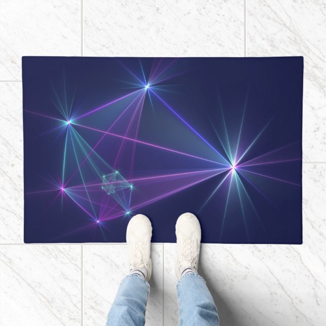 Constellation, Abstract Fantasy Fractal Art Doormat (Indoor)