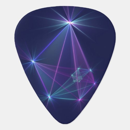 Constellation Abstract Fantasy Fractal Art Guitar Pick