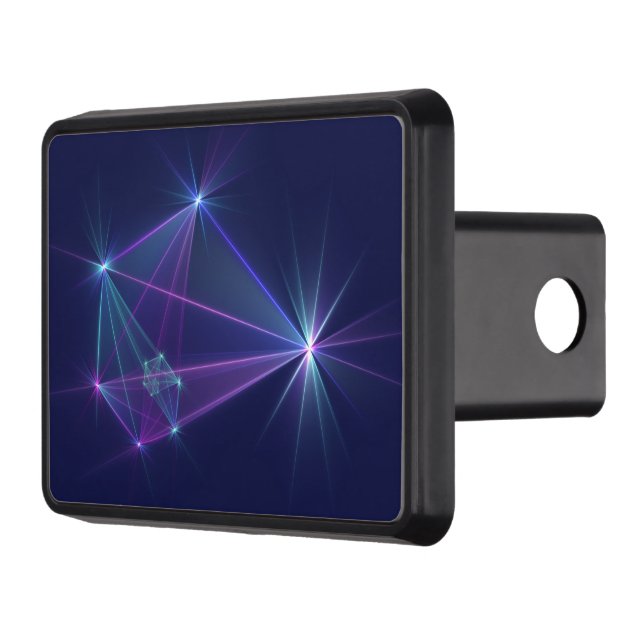 Constellation, Abstract Fantasy Fractal Art Hitch Cover (Left)
