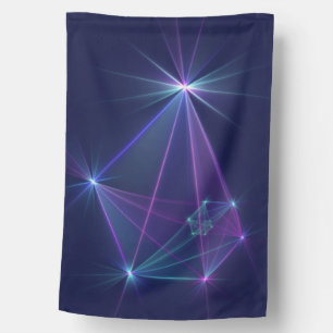 Constellation, Abstract Fantasy Fractal Art House Flag