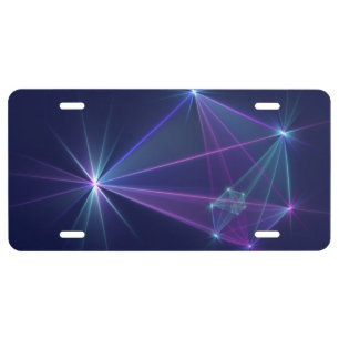 Constellation, Abstract Fantasy Fractal Art License Plate