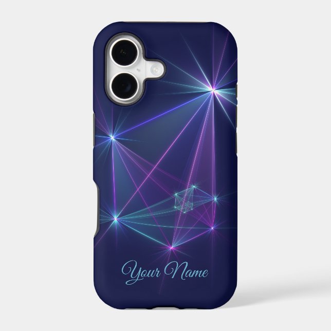 Constellation, Abstract Fantasy Fractal Art Name Case-Mate iPhone Case (Back)