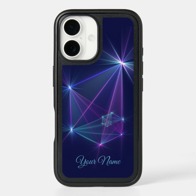Constellation, Abstract Fantasy Fractal Art Name Otterbox iPhone Case (Back)