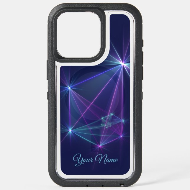 Constellation, Abstract Fantasy Fractal Art Name Otterbox iPhone Case (Back)