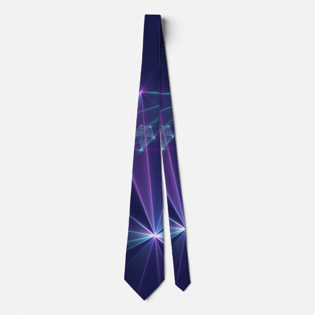 Constellation, Abstract Fantasy Fractal Art Neck Tie (Front)