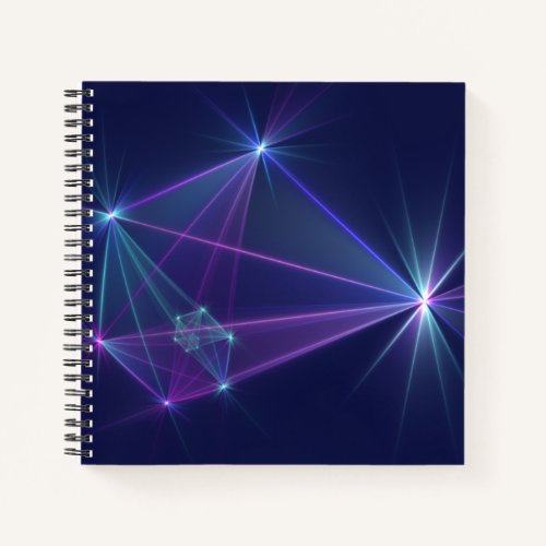 Constellation, Abstract Fantasy Fractal Art Notebook