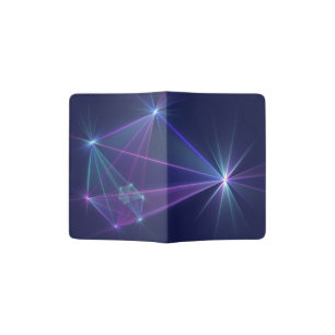 Constellation, Abstract Fantasy Fractal Art Passport Holder