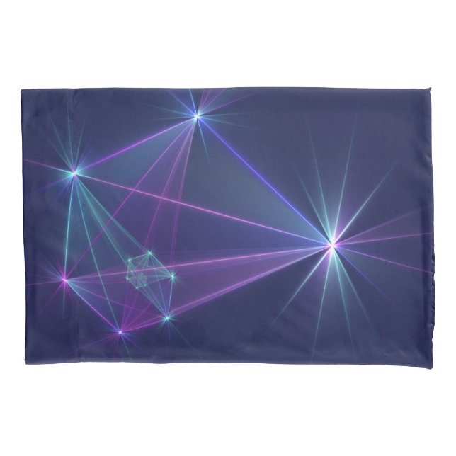 Constellation, Abstract Fantasy Fractal Art Pillow Case (Front)