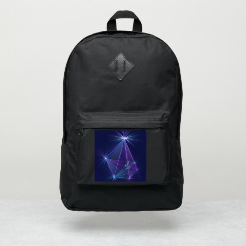 Constellation Abstract Fantasy Fractal Art Port Authority Backpack
