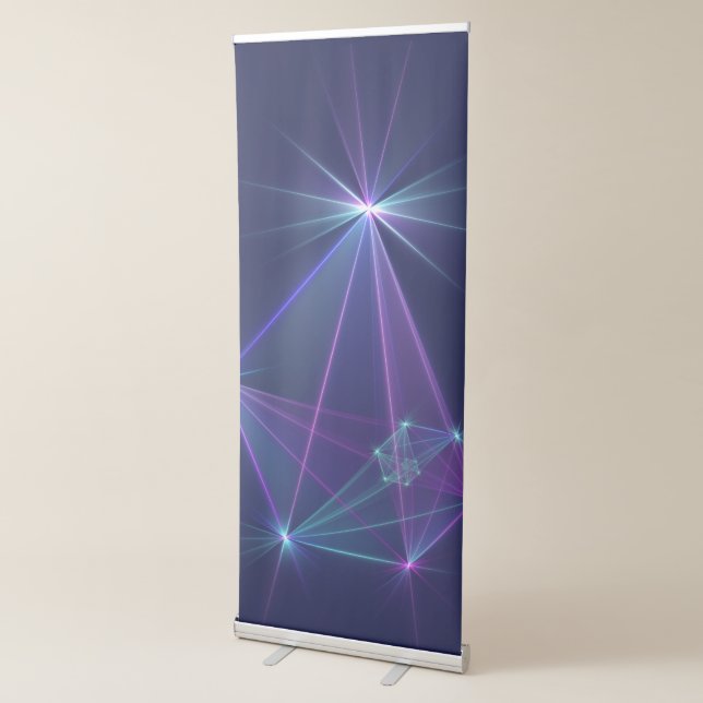 Constellation, Abstract Fantasy Fractal Art Retractable Banner (3/4)