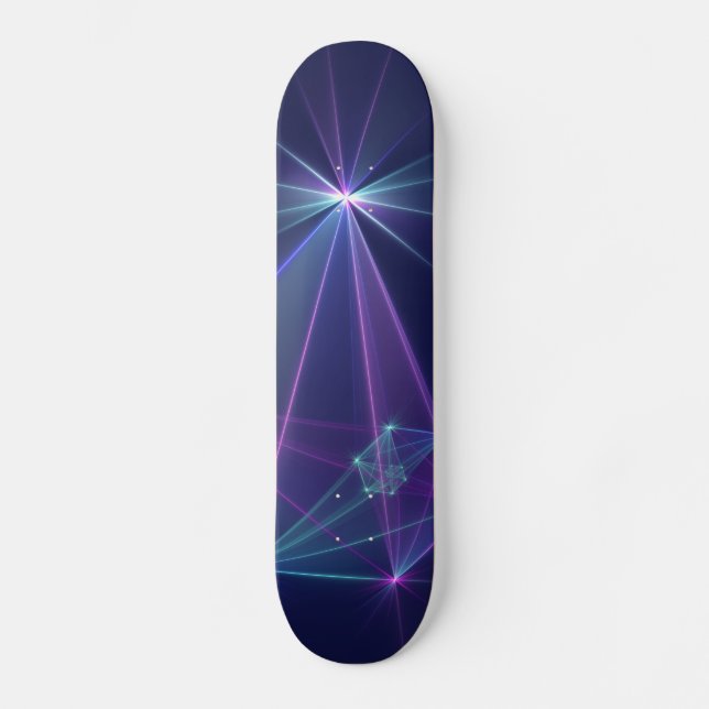 Constellation, Abstract Fantasy Fractal Art Skateboard (Front)